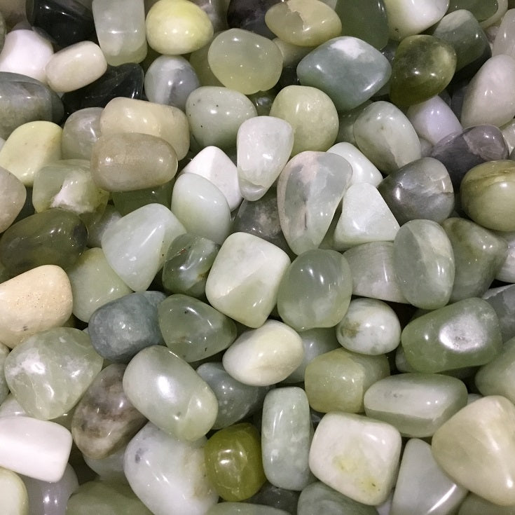 New Jade Tumbled 200gms (12-16pc) New Jade Tumbled 200gms (12-16pc)